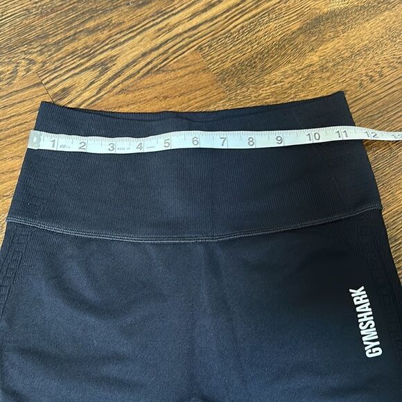 Gymshark Black Seamless Moto Look Leggings - Size Small - Picture 9 of 11